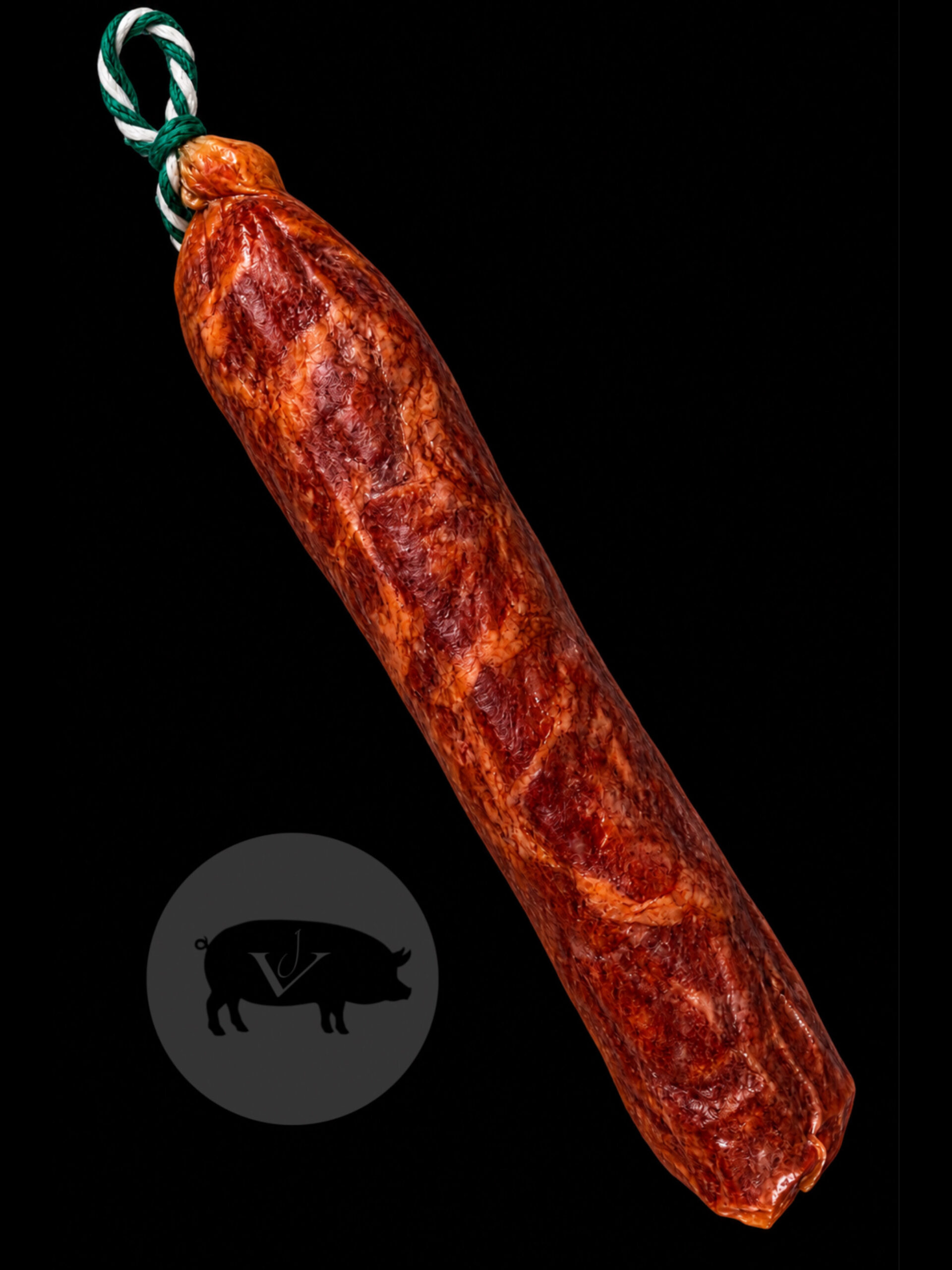 Salchichón de Aguardiente Ibérico de Bellota - Imagen 3