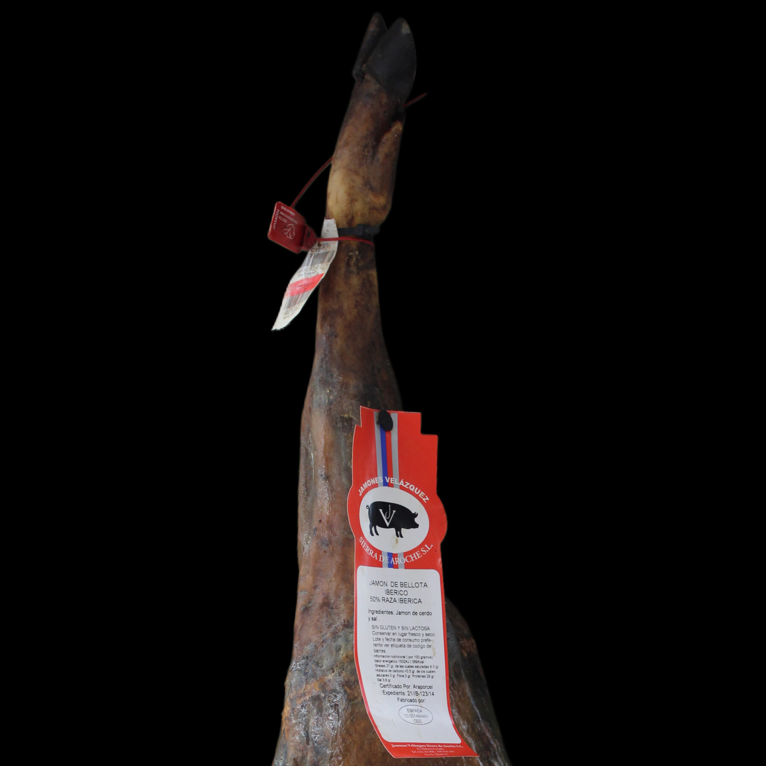 JAMÓN DE BELLOTA IBÉRICO 50% RAZA IBÉRICO - Imagen 2