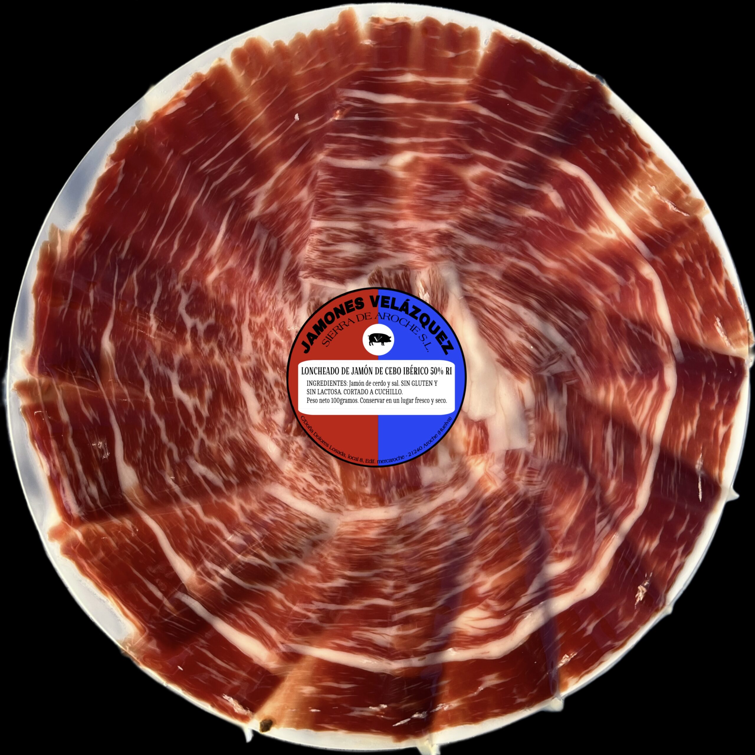 LONCHEADO DE JAMÓN DE CEBO IBÉRICO 50% R.I.